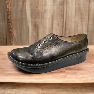 ALEGRIA Abby Platform Lace Up Comfort Shoes Brown Women's Size 38 / 8-8.5
